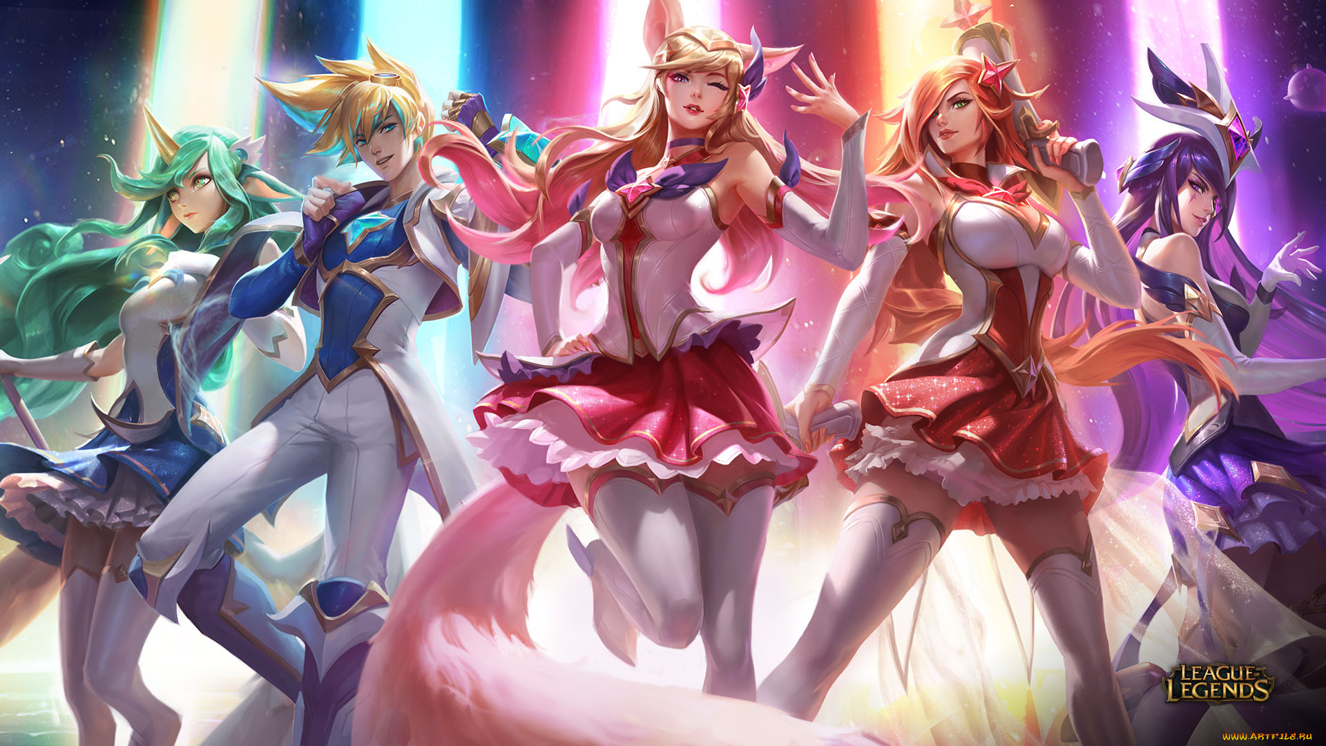  , league of legends, justice, league, sona, ahri, syndra, miss fortune, ezreal